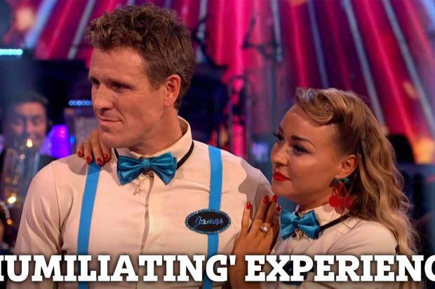 James Cracknell and Luba Mushtuk are the first to be eliminated from Strictly