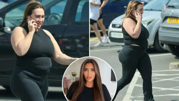 Towie’s Lauren Goodger steps out in figure-hugging gym gear